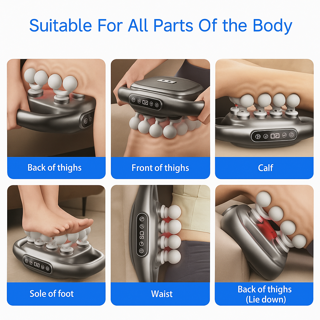 AtlasRelief 16 - The 16-Head Muscle Massage Gun